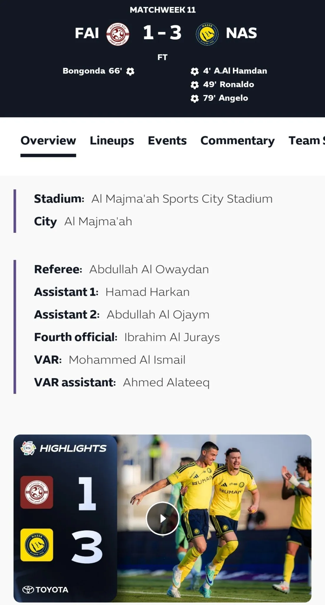 ronaldo al nassr goal