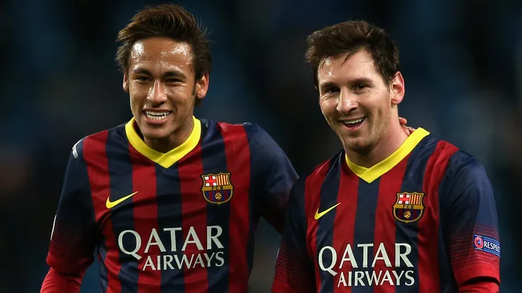 Neymar and Lionel Messi during their time at Barcelona.