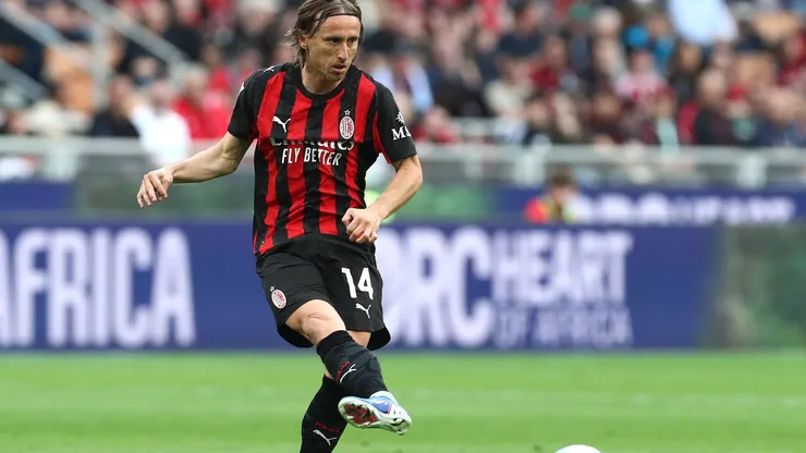 Luka Modric of AC Milan
