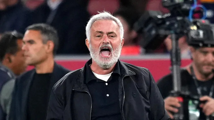 Coach Jose Mourinho of Real Madrid
