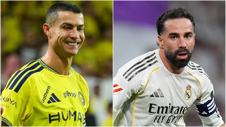 Cristiano Ronaldo and Dani Carvajal.