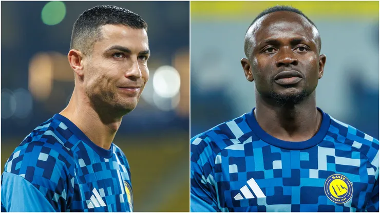 Cristiano Ronaldo (left) and Sadio Mane (right)